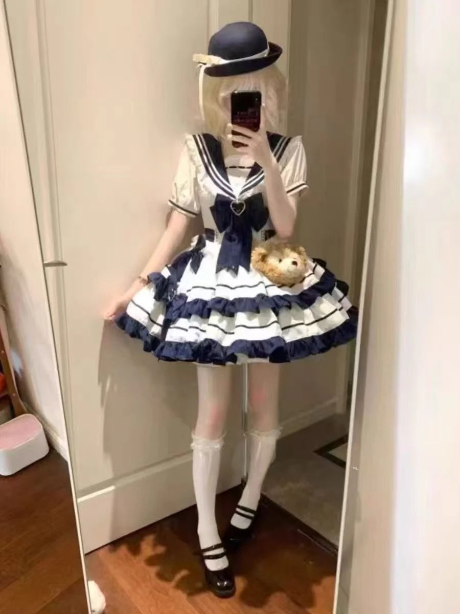 ワンピース 新しいスタイル 2025 パフワンピース コスチューム ロリータロリータドレス カレッジ コスプレ ワンピース 新しいスタイル 2025 パフワンピース コスチューム ロリータロリータドレス カレッジ コスプレ