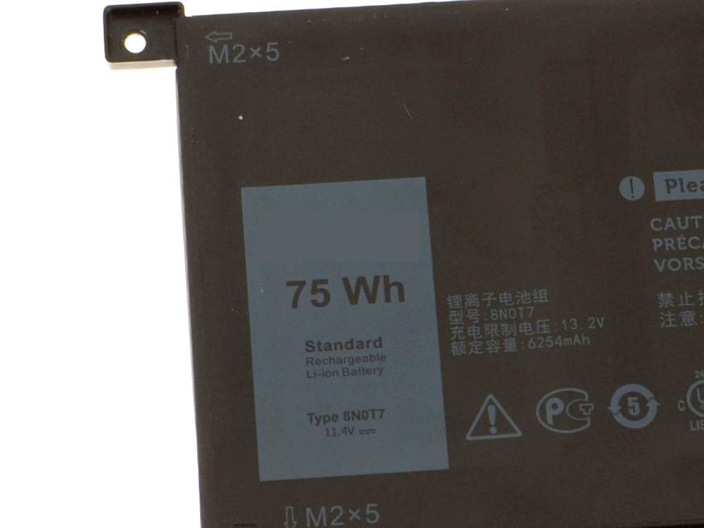 バッテリー互換 DELL XPS 15 9575 2-in-1 Precision 5530 2-in-1 8N0T7 0TMFYT TMFYT 11.4V 75WH 6254mAh 6-Cell mdprevattcaulkingandwaterproofing.com