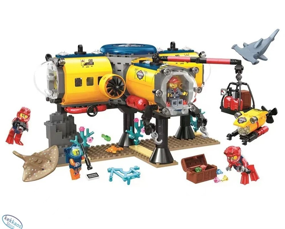 レゴ互換 シティ 海の探検隊 海底探査基地 ブロック おもちゃ ギフト プレゼント 互換品 レゴ互換 シティ 海の探検隊 海底探査基地 ブロック おもちゃ ギフト プレゼント 互換品