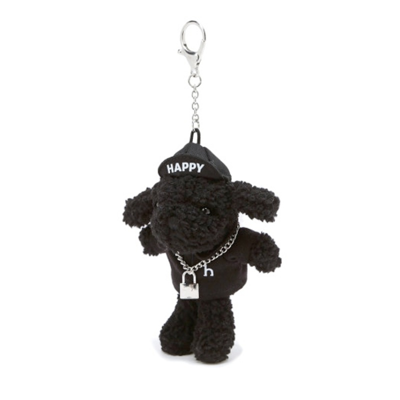 [IVE リズ,アンユジン着用]Bling Puppy Dog Keyring