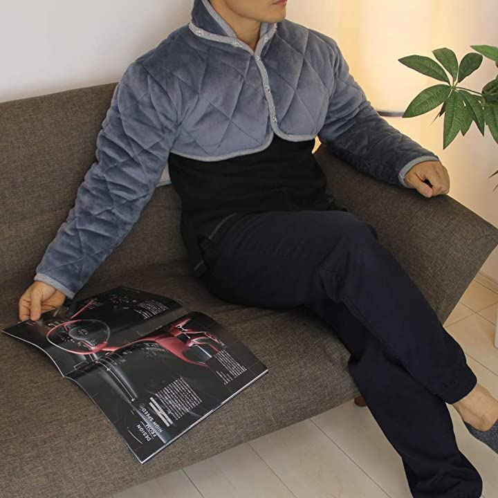 肩あて あったか 肩かけ フランネル 生地 防寒 肩当て 寝具 男女兼用 メンズ レディース( XL)