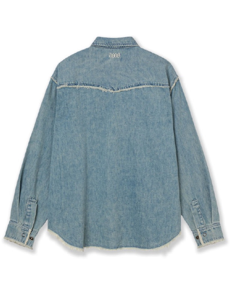 【aeae】 WESTERN DENIM SHIRTS : LIGHT BLUE 【aeae】 WESTERN DENIM SHIRTS : LIGHT BLUE