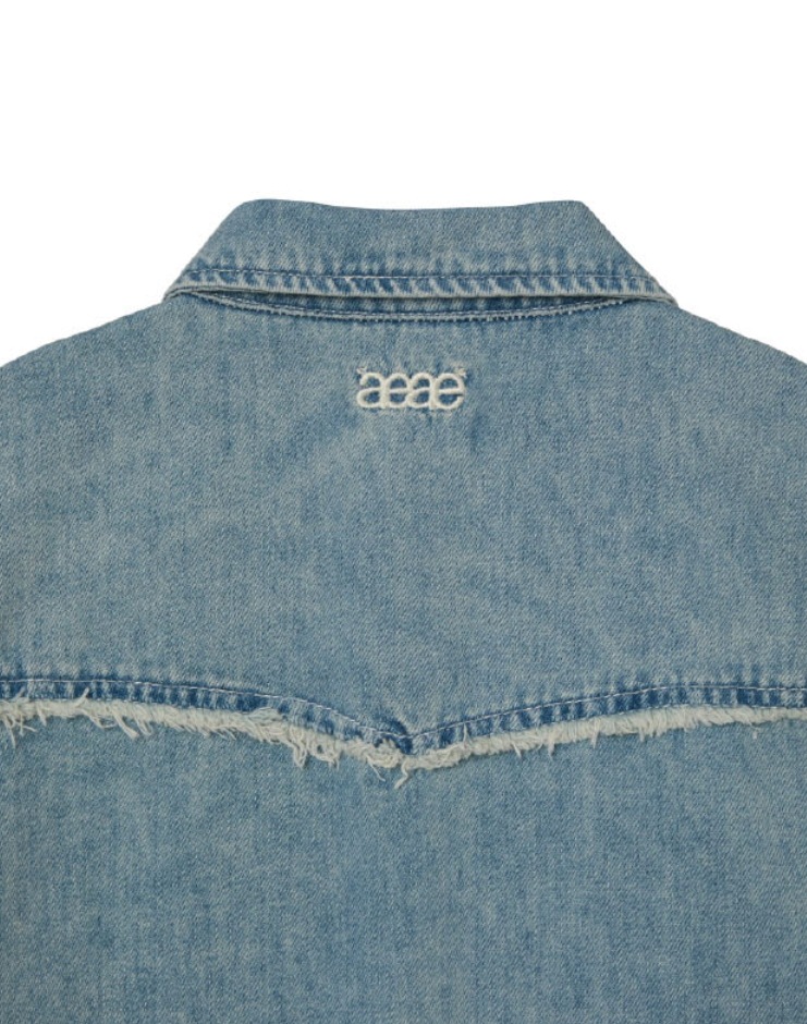 【aeae】 WESTERN DENIM SHIRTS : LIGHT BLUE 【aeae】 WESTERN DENIM SHIRTS : LIGHT BLUE