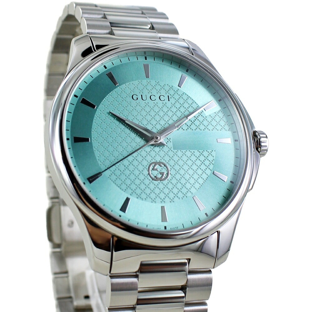 ペアウォッチ グッチ ペア 腕時計 手表 婚約 結婚 記念日 両親 プレゼント 高級時計 GUCCI Gタイムレス メンズ レディース お揃い カップル ペアギフト ターコイズブルー ブラウン ブレス
