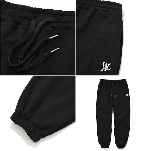 ★送料・関税込★WOOALONG★Signature jogger pants★ WOOALONG/ウアロン』Signature jogger pants/ブランドロゴ