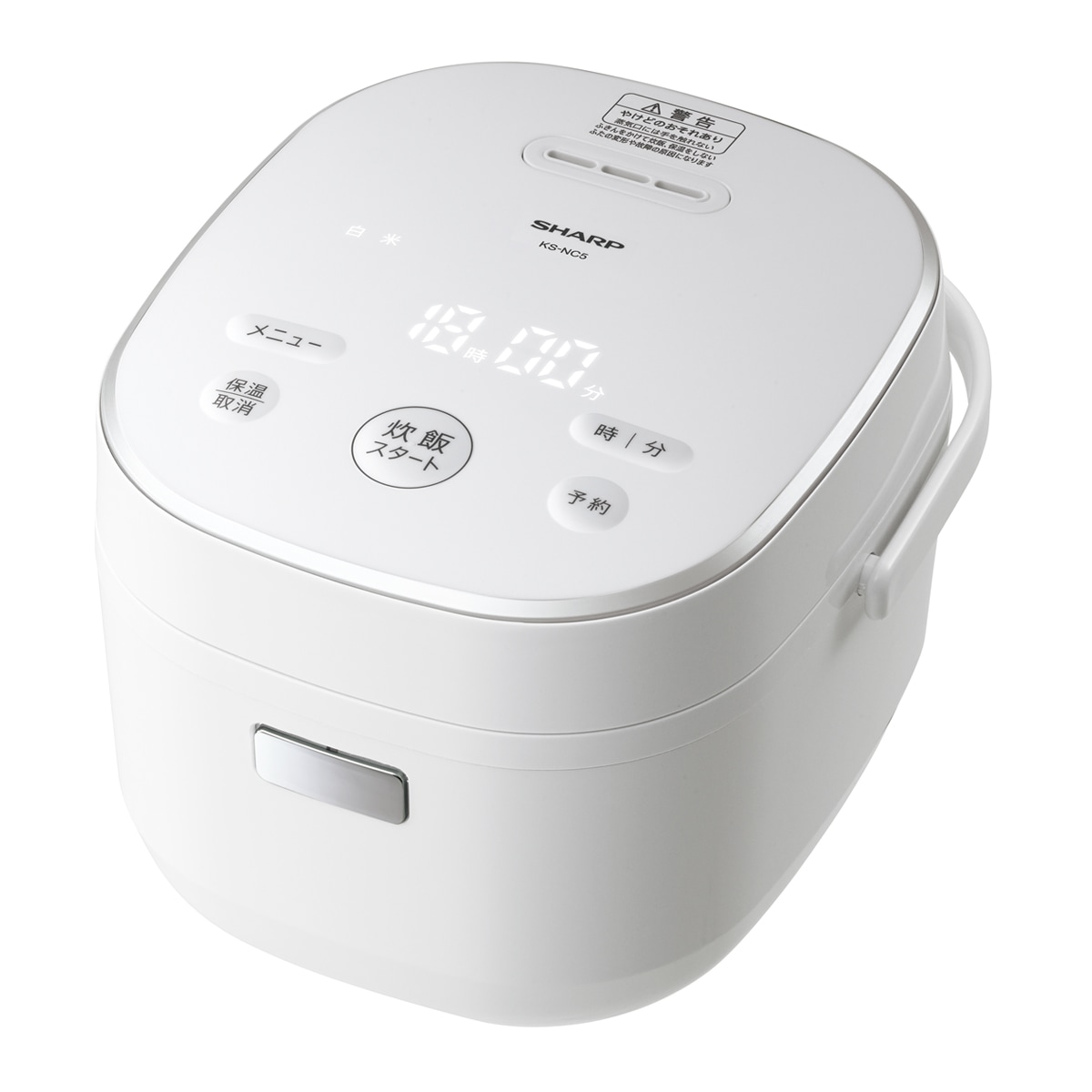 Qoo10] シャープ KS-NC5-W ジャー炊飯器