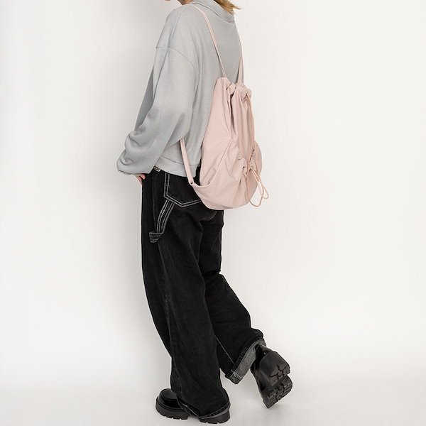 ⭐️極美品⭐️ドゥーニー&バーク 巾着リュック フラップ式 バックパック 90s Qoo10] リュック レディース 巾着バックパック