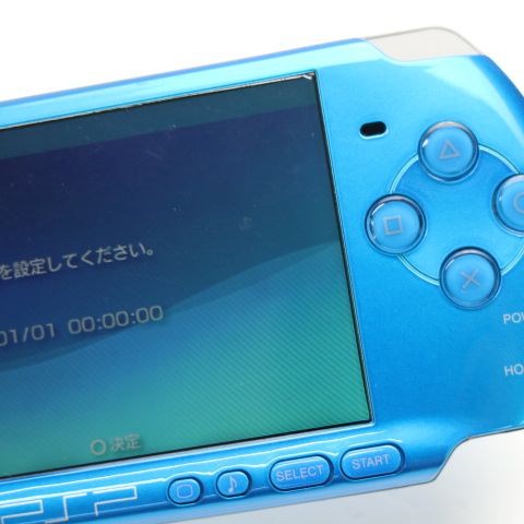 PSP3000 ブルー　動作品 SONY (ソニー) PSP バイブラントブルー PSP-3000 動作確認済み