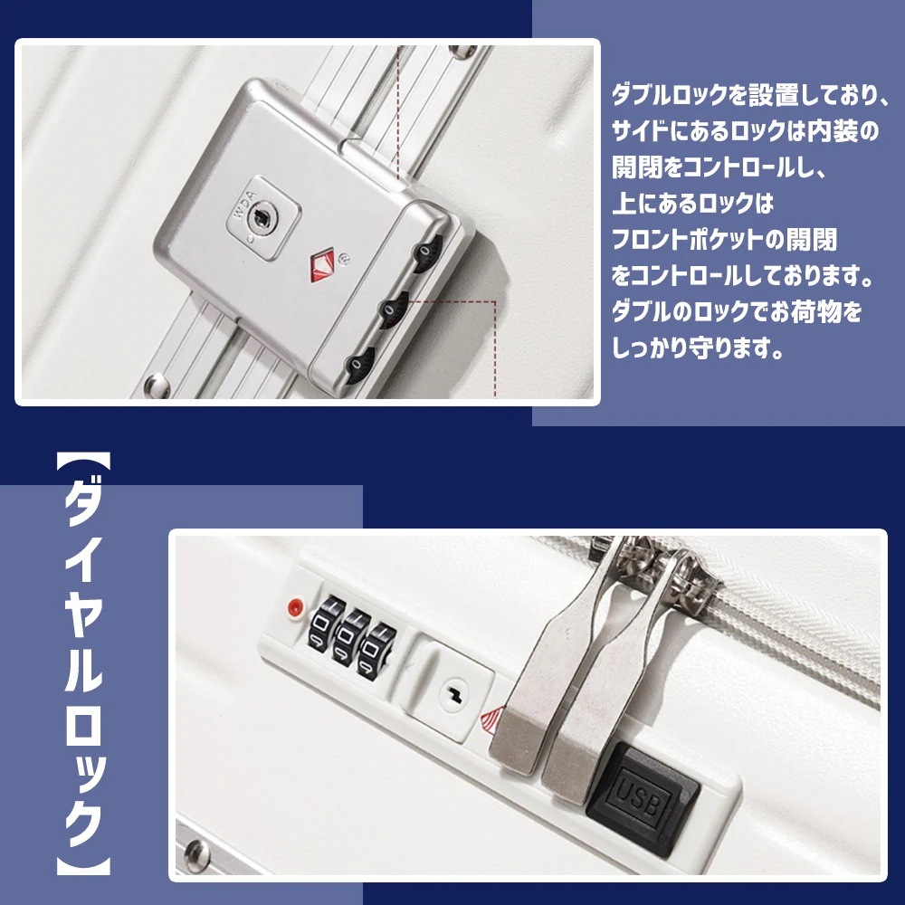 【3日で出荷】キャリーケース フロントオープン usbポート付き キャリーケース mサイズTSAロック 機内持ち込 み かわいい キャリーケース 小型 大容量 旅行かばん キャリーケース キャリーバッ