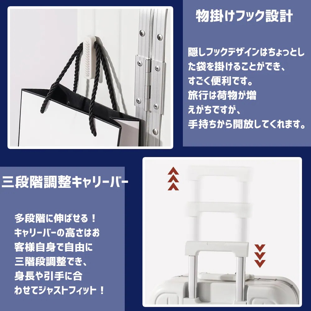 【3日で出荷】キャリーケース フロントオープン usbポート付き キャリーケース mサイズTSAロック 機内持ち込 み かわいい キャリーケース 小型 大容量 旅行かばん キャリーケース キャリーバッ