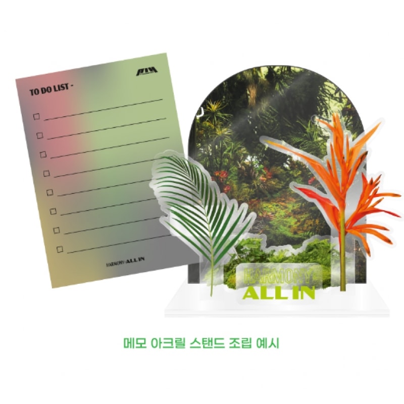 P1Harmony-07 メモ用アクリルスタンド/2023 ポップアップストア公式MD