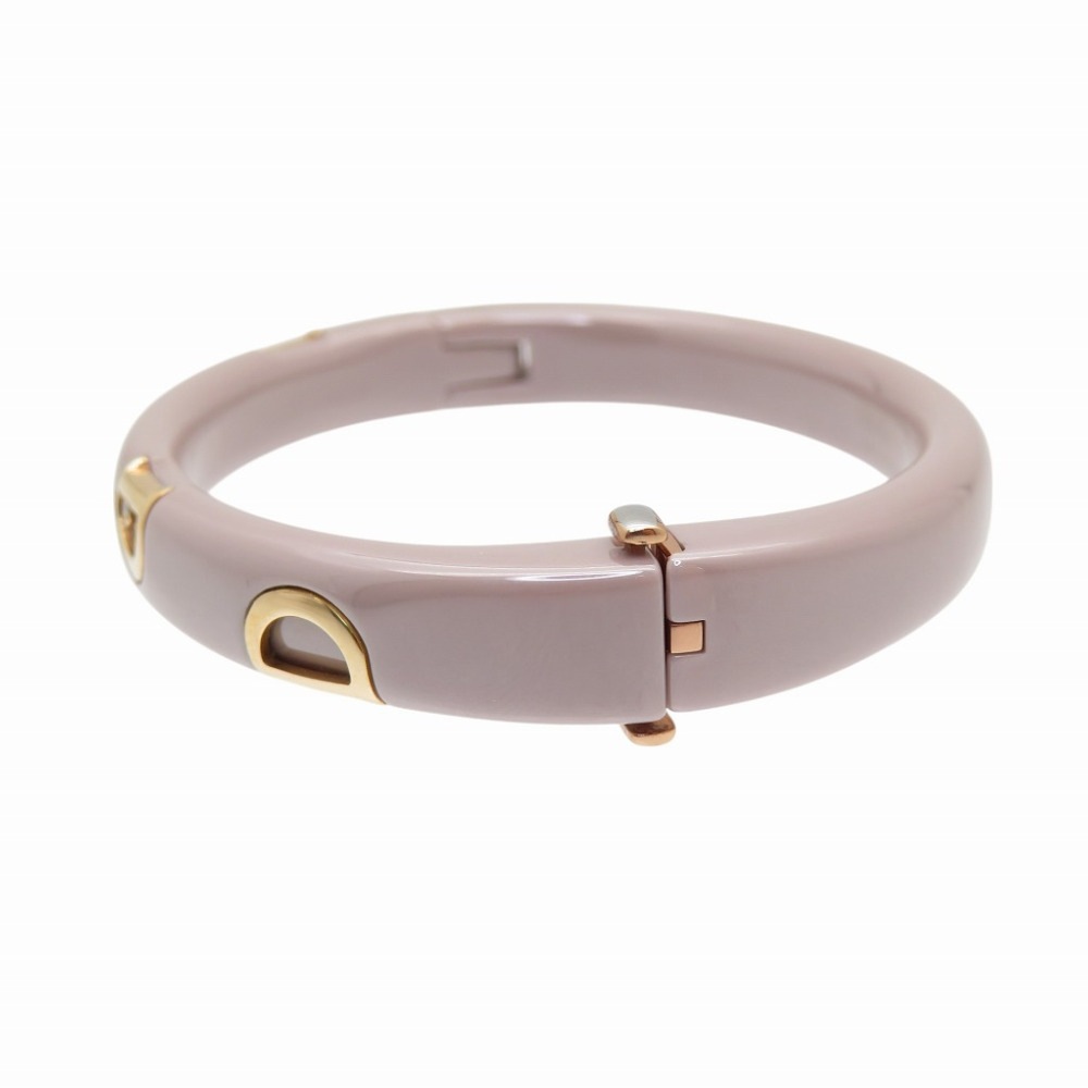 新品同様 Dアイコン バングル バングル セラミック/K18ピンクゴールド/ダイヤモンド カプチーノ 1562【中古】 レディース 新品同様 Dアイコン バングル バングル セラミック/K18ピンクゴールド/ダイヤモンド カプチーノ 1562【中古】 レディース