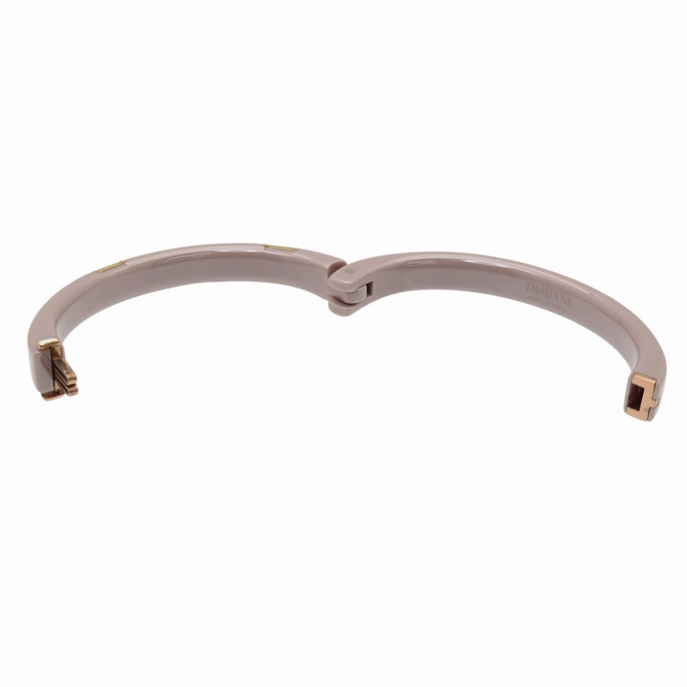 新品同様 Dアイコン バングル バングル セラミック/K18ピンクゴールド/ダイヤモンド カプチーノ 1562【中古】 レディース 新品同様 Dアイコン バングル バングル セラミック/K18ピンクゴールド/ダイヤモンド カプチーノ 1562【中古】 レディース