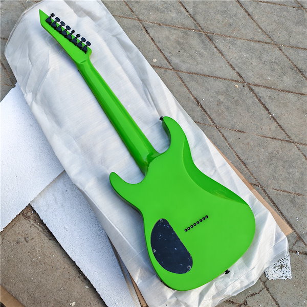 Qoo10] 8弦エレキギター,グリーンカラー,マホガ