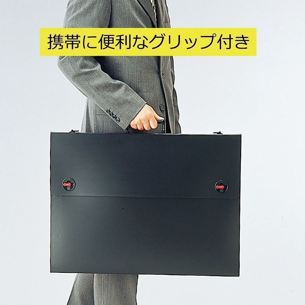 （まとめ買い）デザイナーズケース A2 2つ折 黒 3247クロ [x3]