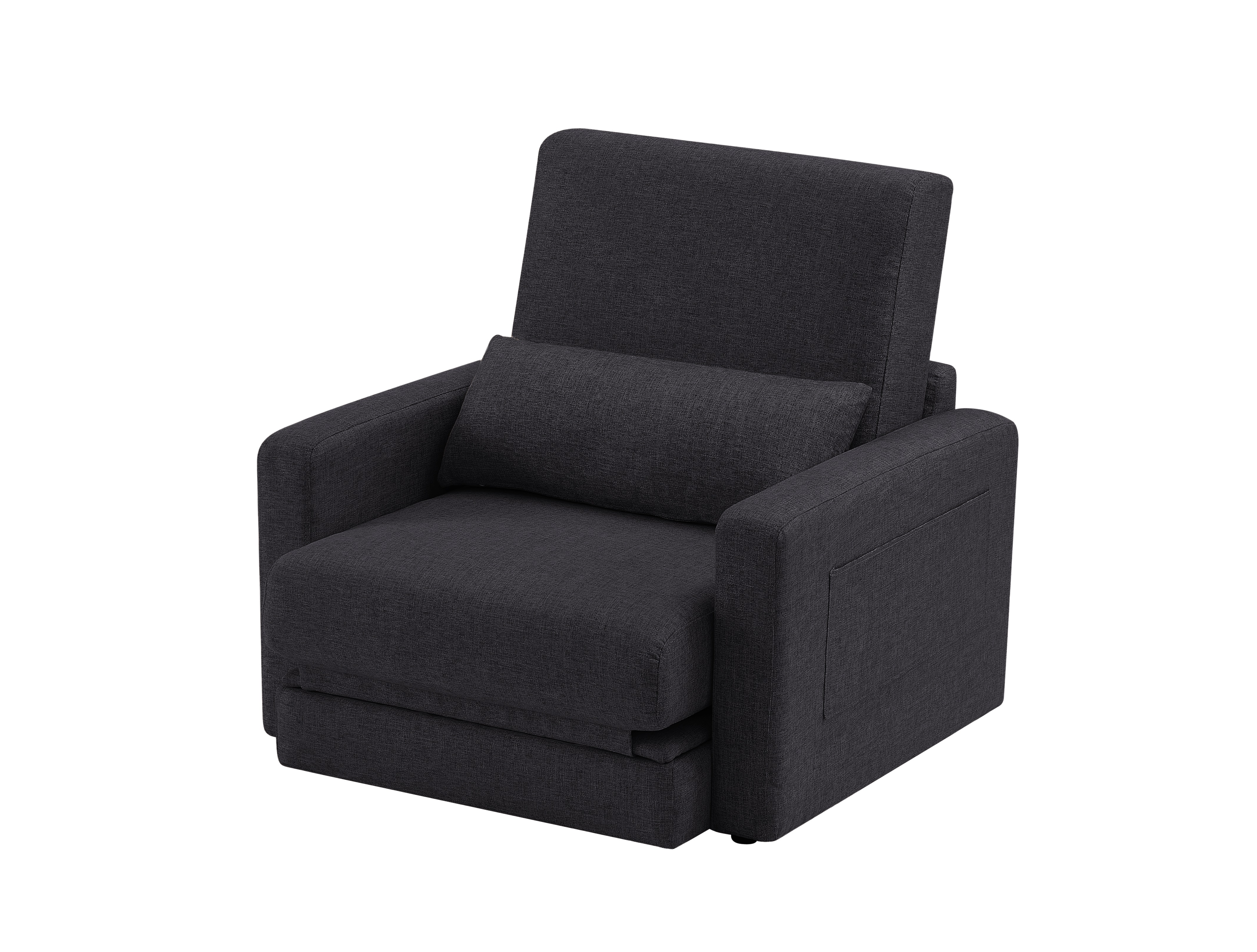 397ソファーベッド 折りたたみベッド ローソファー シングルソファーベッド 座面開閉式 ソファーけ コンパクトソファーベッド フロアソファ