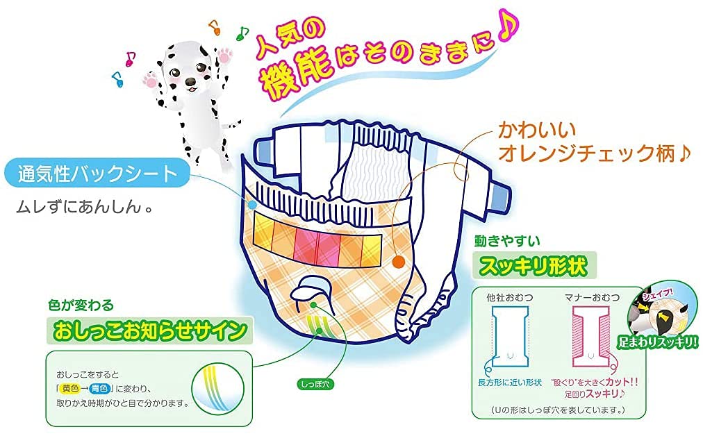 P.one マナーおむつのび~るテープ M JP51P×6個 (ケース販売) P.one マナーおむつのび~るテープ M JP51P×6個 (ケース販売)