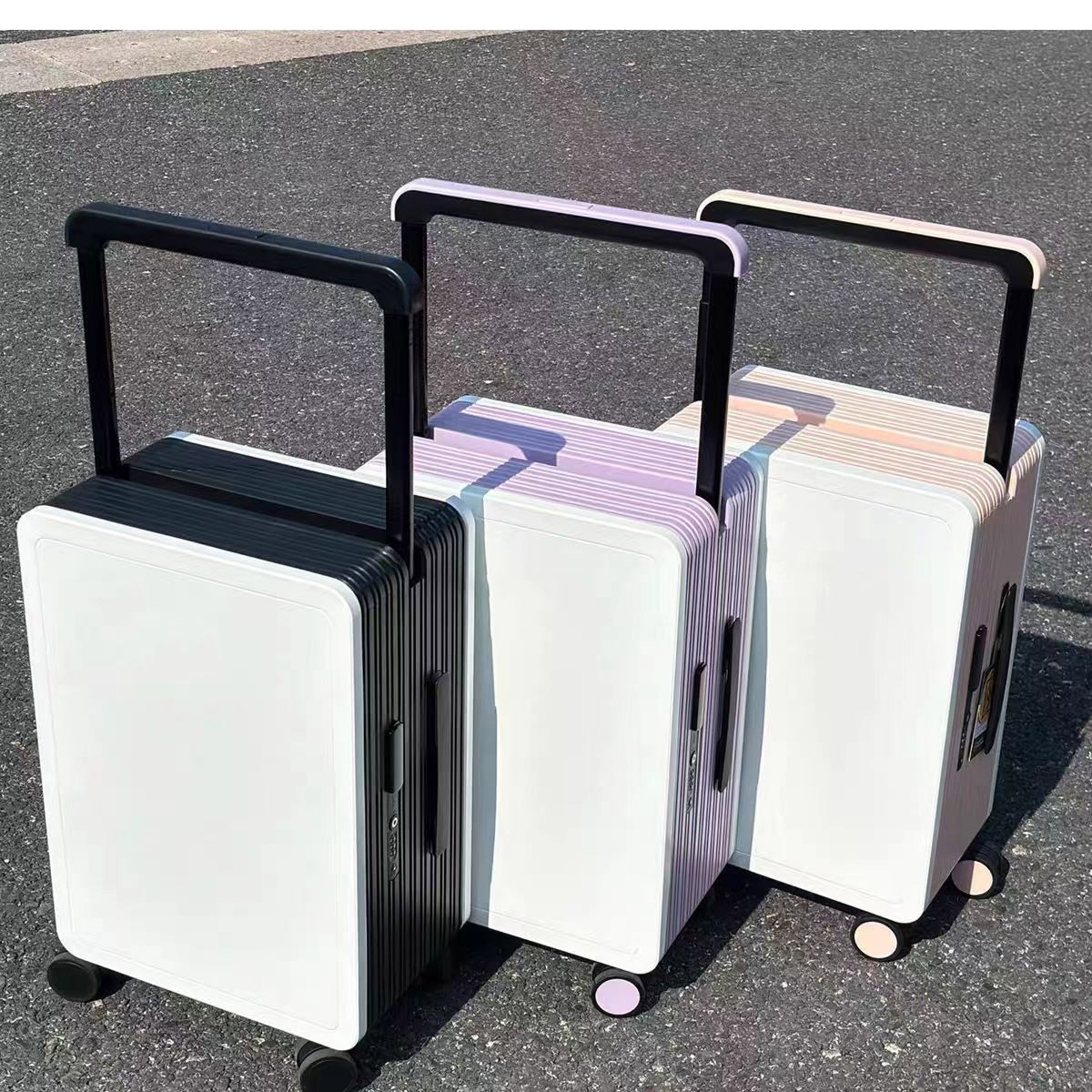 【2024最新版】 スーツケース フロントオープン usb充電 ミュートレバーボックス 26インチ ワイドタイロッド 丈夫で長持ちする 合理的な設計 大容量 pcスーツケース タイロッドボック 【2024最新版】 スーツケース フロントオープン usb充電 ミュートレバーボックス 26インチ ワイドタイロッド 丈夫で長持ちする 合理的な設計 大容量 pcスーツケース タイロッドボック