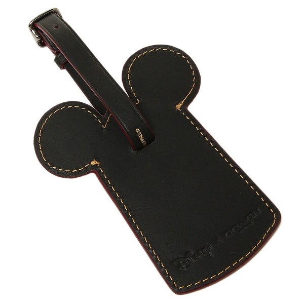 コーチ ラゲージタグ アウトレット COACH F58945 QB/BK ミッキーイヤーズ ディズニ― ネームタグ ブラック コーチ ラゲージタグ アウトレット COACH F58945 QB/BK ミッキーイヤーズ ディズニ― ネームタグ ブラック
