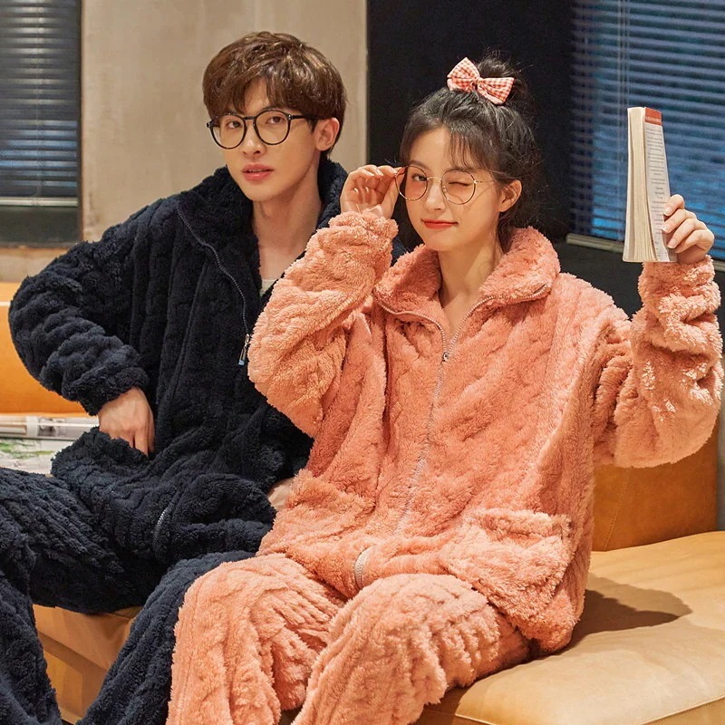 ペアパジャマ フランネル 前開き モコモコ ペアパジャマ カップル 秋冬 プレゼント 冬 ペアパジャマ フランネル 前開き モコモコ ペアパジャマ カップル 秋冬 プレゼント 冬