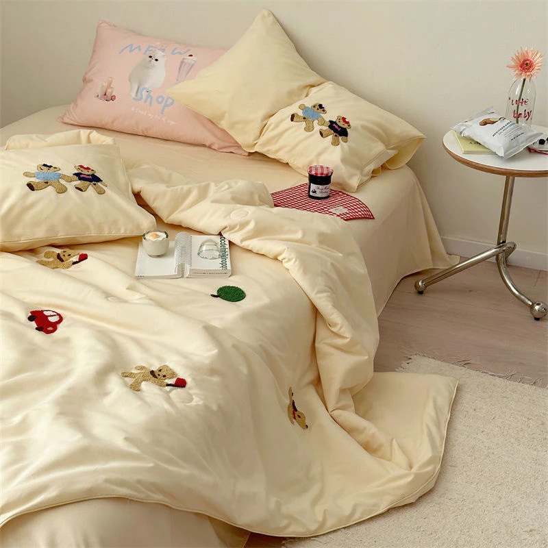 韓国ファッション 掛け布団 夏 肌掛け布団 洗える おしゃれ シングル セミダブル ダブル 冷感 薄手 冷え対策 夏冷布团