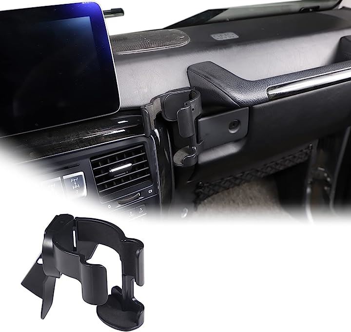 携帯電話ホルダー スマホホルダー 車載ホルダー 取り付け簡単 スマホマウント ウォーターカップホルダー( 黒い)