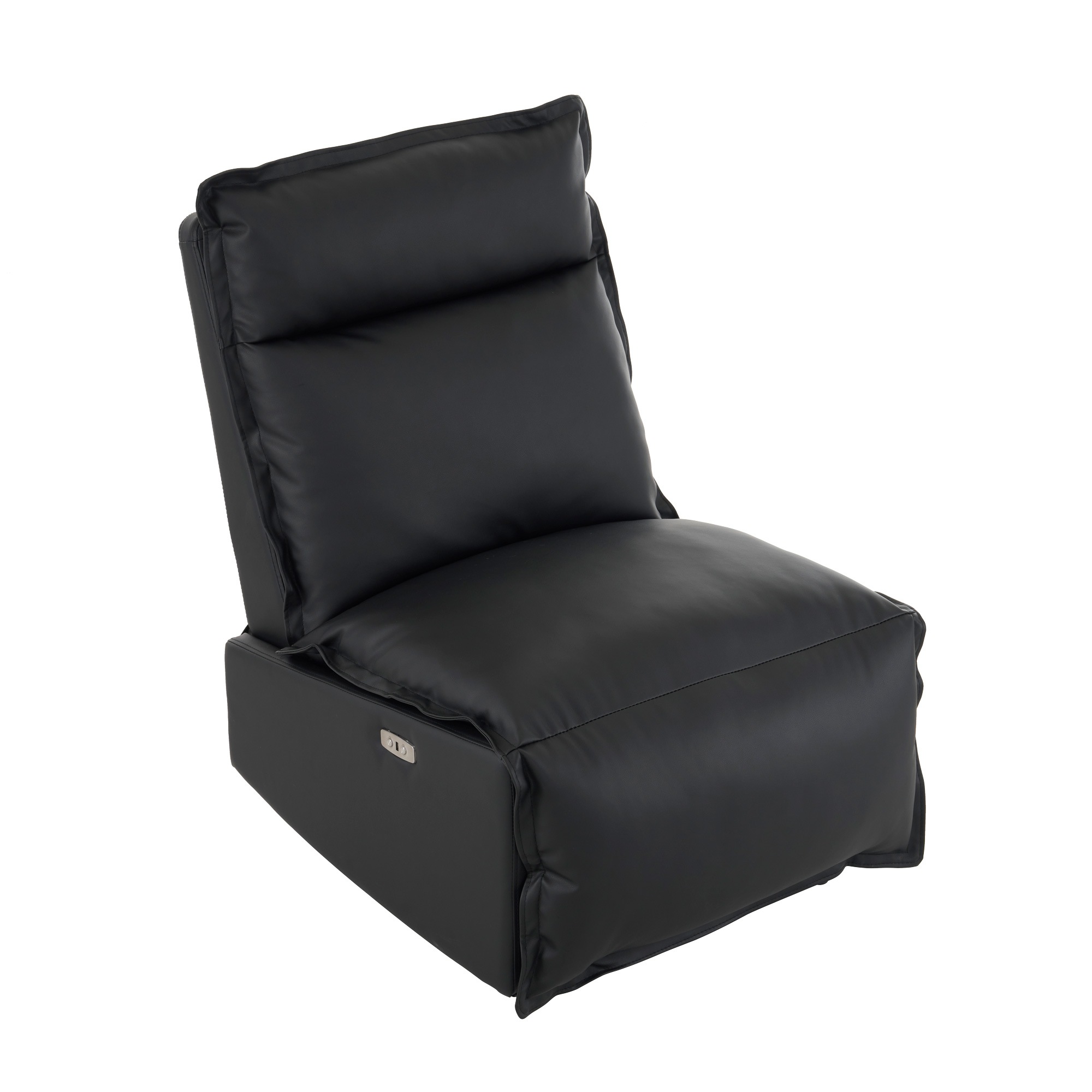 【国内発送】294 リクライニングソファー 肘掛けなし 電動リクライニングソファ オットマン一体型 1人掛け USBポート付き 電動ソファ モーションソファー 耐圧分散 電動ソファー スマホ充電可 リ