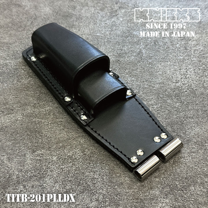 [即日出荷] ニックス チェーン式親子2段式ペンチホルダー LLタイプ TITプレート補強入り ブラック KNICKS /nx-titb-201plldx