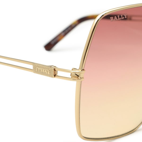 サングラス BY0015-H/S 28B 61 サングラス ノーズパッド UVカット ゴールド ピンクグラデーション サングラス BY0015-H/S 28B 61 サングラス ノーズパッド UVカット ゴールド ピンクグラデーション