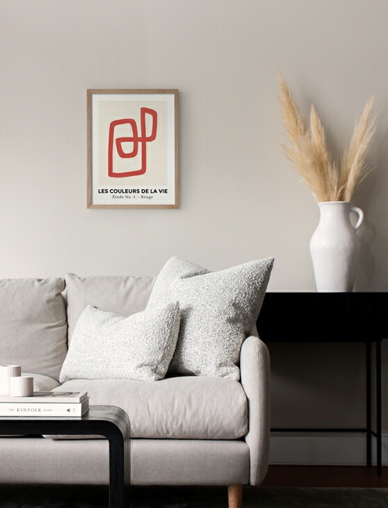 CARO CARO PRINTS Red Art Print (GMTC-1401) CARO CARO PRINTS Red Art Print (GMTC-1401)