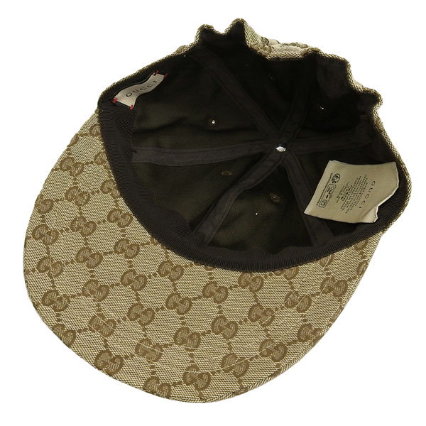 グッチ キャップ レディース メンズ アウトレット ベースボールキャップ 帽子 XL GGキャンバス ベージュ HAT M SOFT BASE  7514004HA0L9777 GUCCI