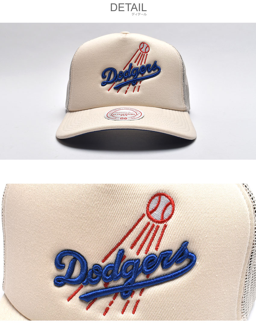 MLB EVERGREEN TRUCKER COOP DODGERS HHSS6490-LADYYPPPOFWH レディース メンズ キャップ 帽子 ロサンゼルス・ドジャース 野球 チーム ロゴ
