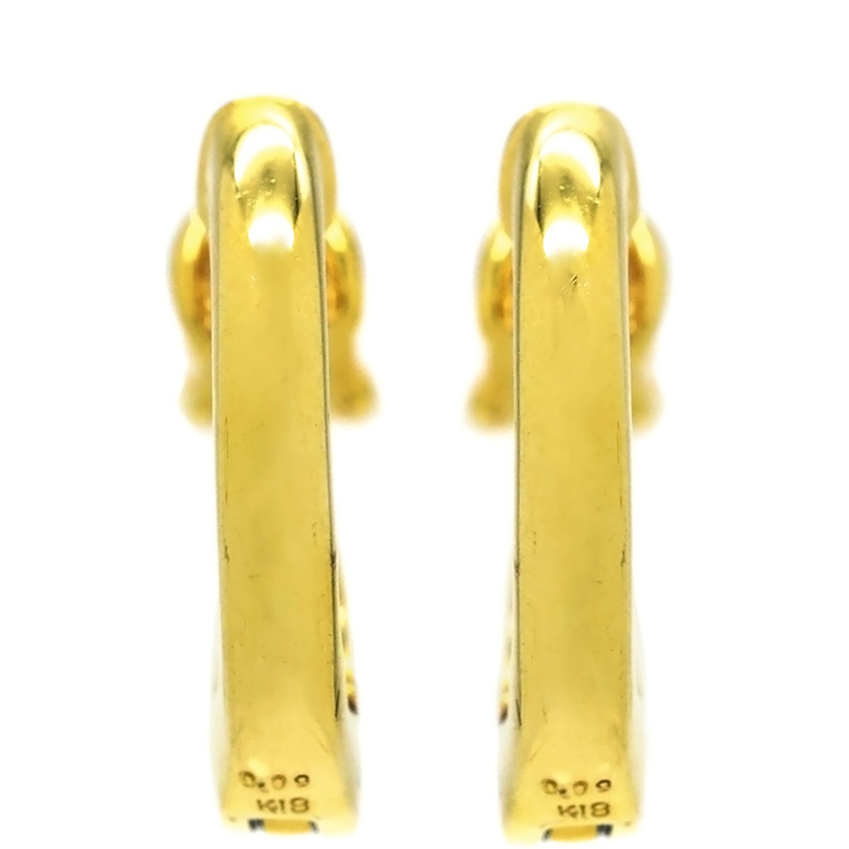 イヤリング ダイヤモンド クリップ式イヤリング K18YG ダイヤモンド イエローゴールド 750 イエローゴールド クリップ 18K 18金 【中古】