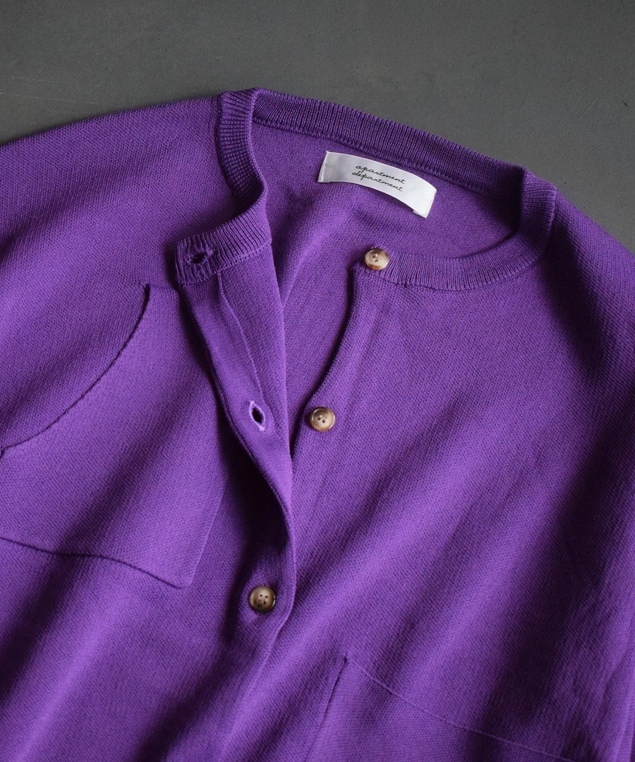 カーディガン レディース / アシンメトリー がワークテイストに トップス カーデ 羽織り 長袖 丸首 クルーネック 冬 (アパートメントデパートメント):アシメポケット ショートカーディガン カーディガン レディース / アシンメトリー がワークテイストに トップス カーデ 羽織り 長袖 丸首 クルーネック 冬 (アパートメントデパートメント):アシメポケット ショートカーディガン