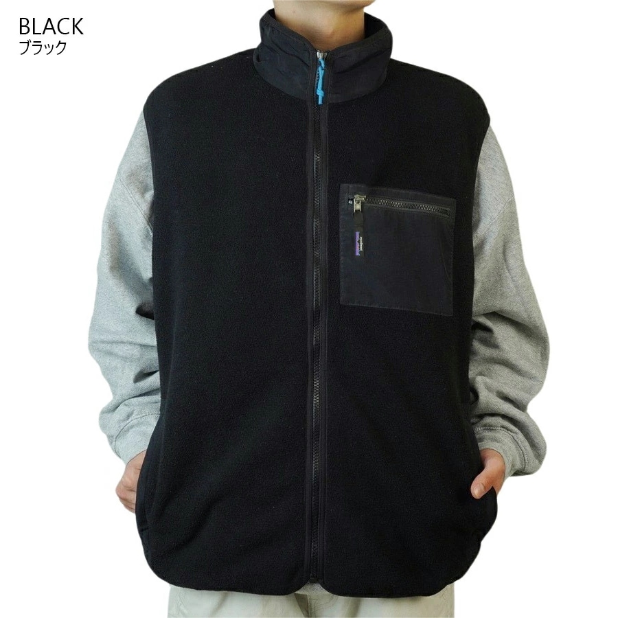 パタゴニア☆ボアフリースベスト☆ブラック パタゴニア メンズ