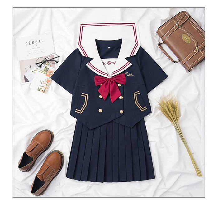 学生服 ブラック上着 ブラックスカート レディース服激安大特価 新品