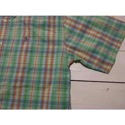 通販大人気 POLO Ralph Lauren : ボーイズサイズ 半袖 ボタンダウンシャツ : メンズファッション 超特価在庫
