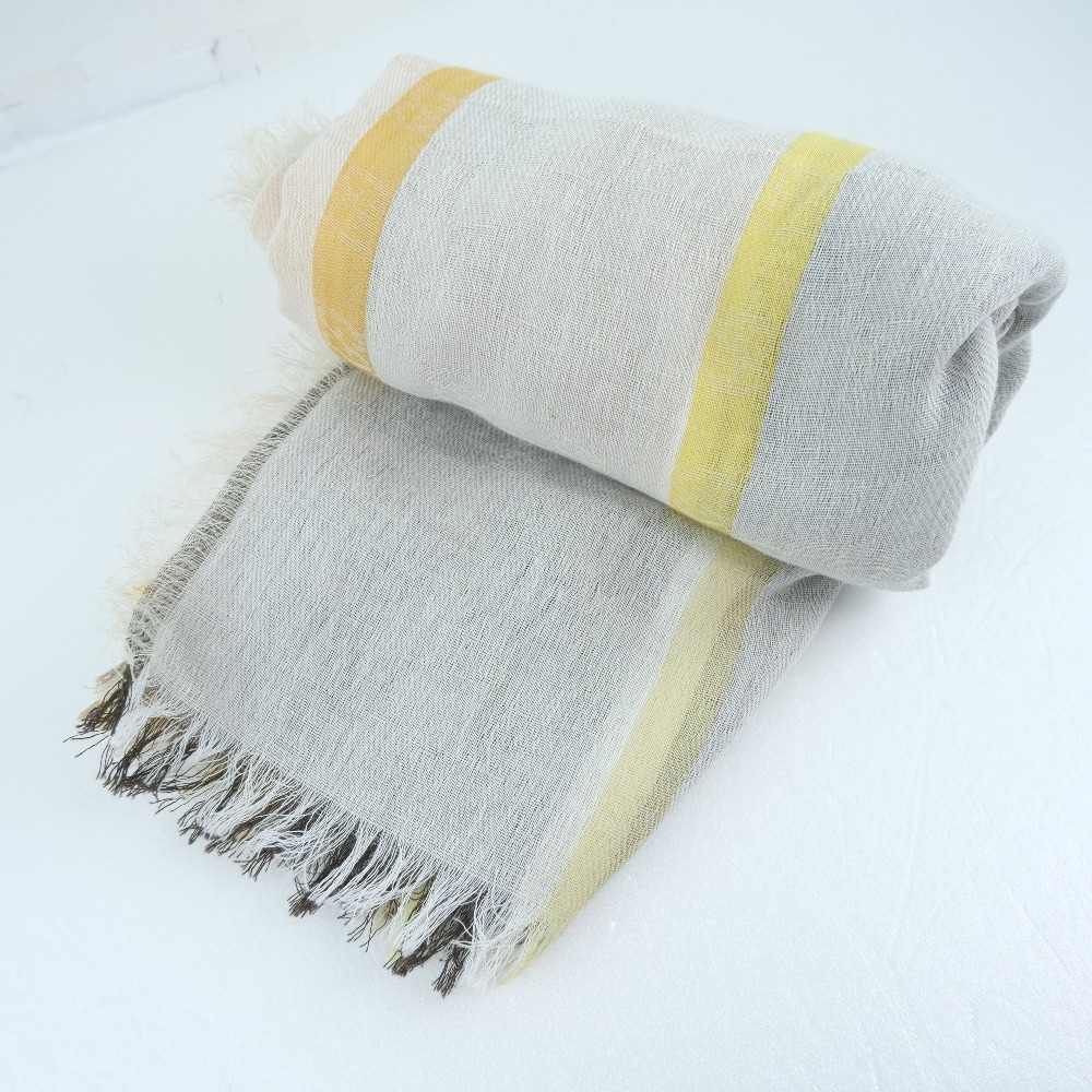 ストール コットン オレンジ ユニセックス 中古品 Aランク ストール コットン オレンジ ユニセックス 中古品 Aランク