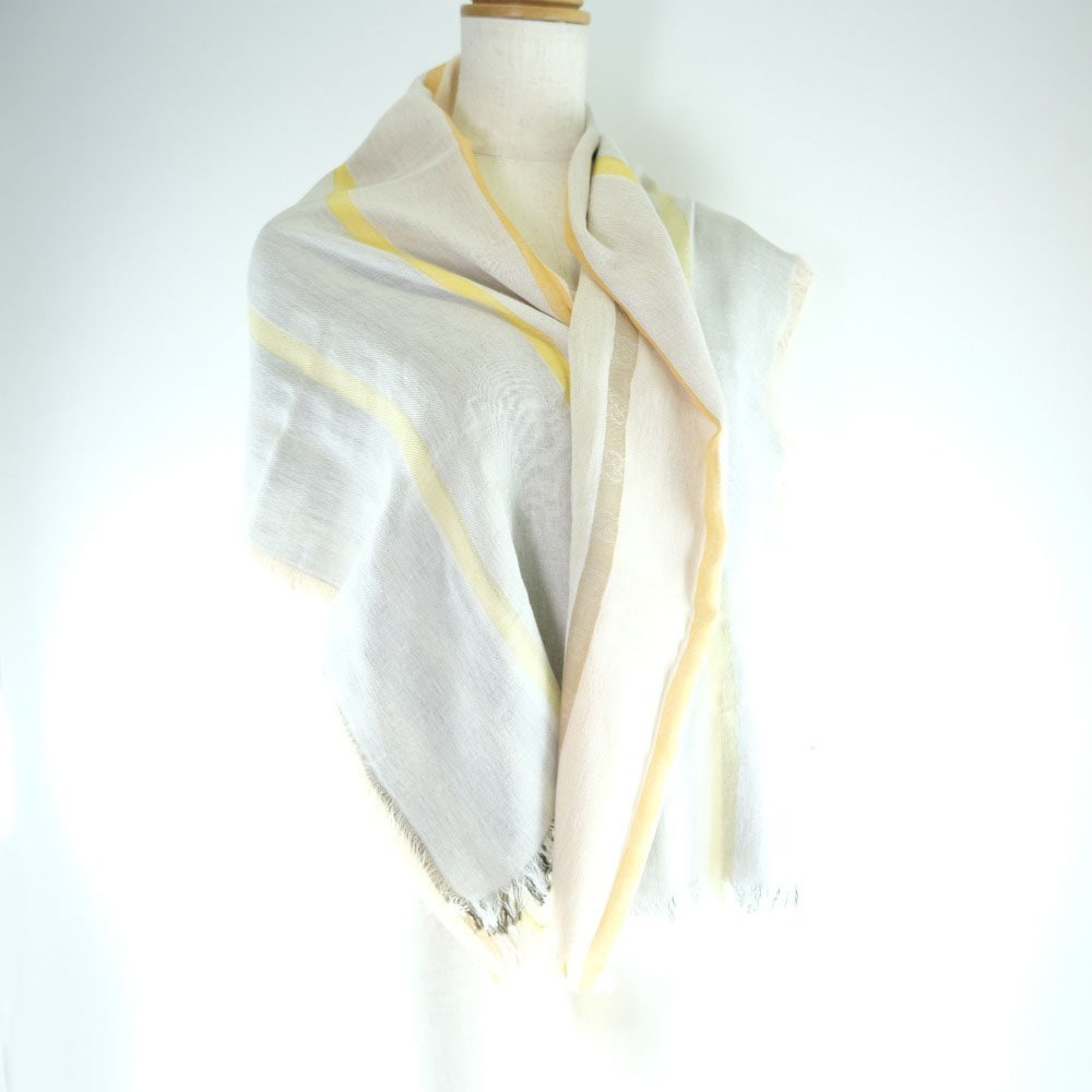 ストール コットン オレンジ ユニセックス 中古品 Aランク ストール コットン オレンジ ユニセックス 中古品 Aランク