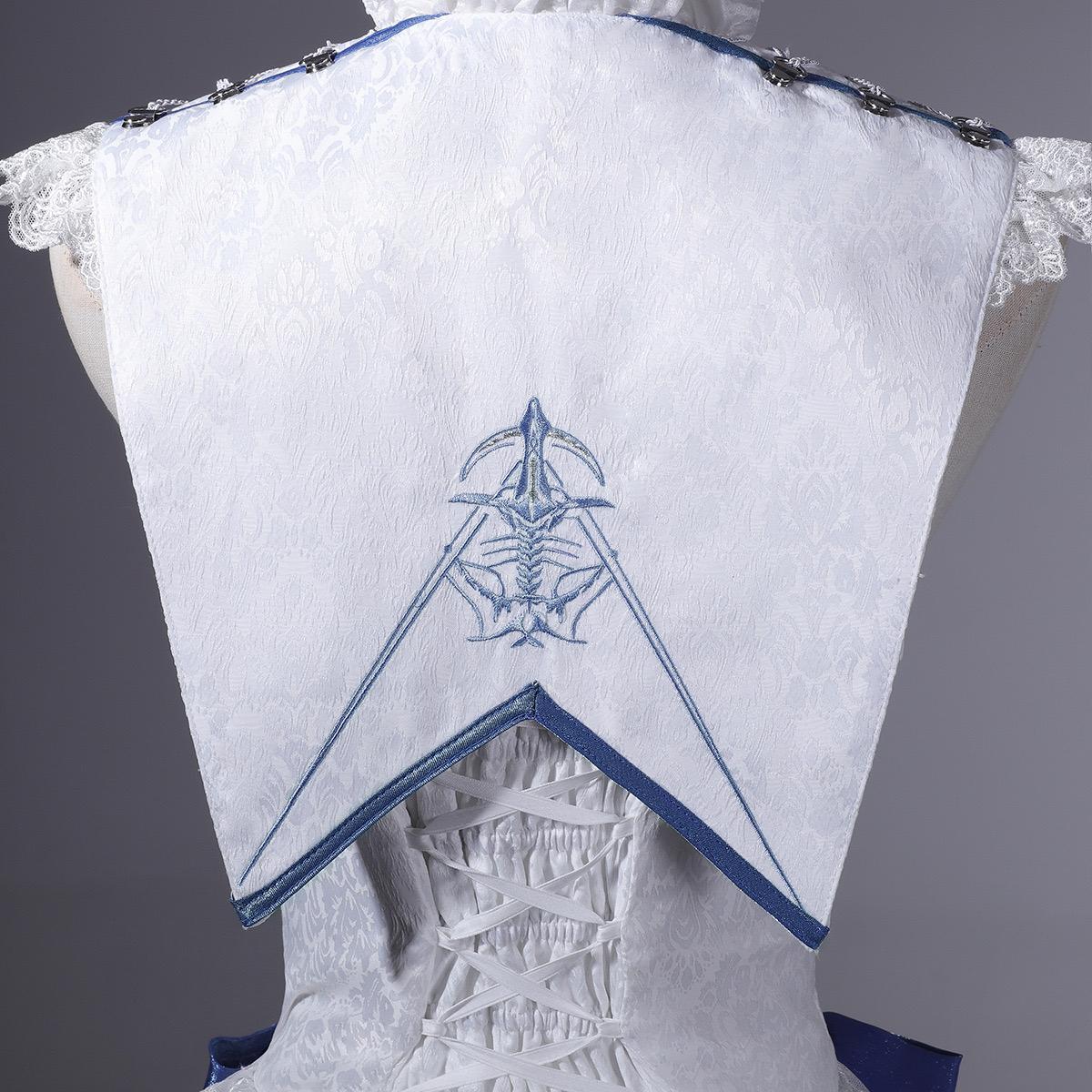 正規品デザインブルーホワイトキールlolitaワンピースストールゴシック风王子系ロリータ 正規品デザインブルーホワイトキールlolitaワンピースストールゴシック风王子系ロリータ