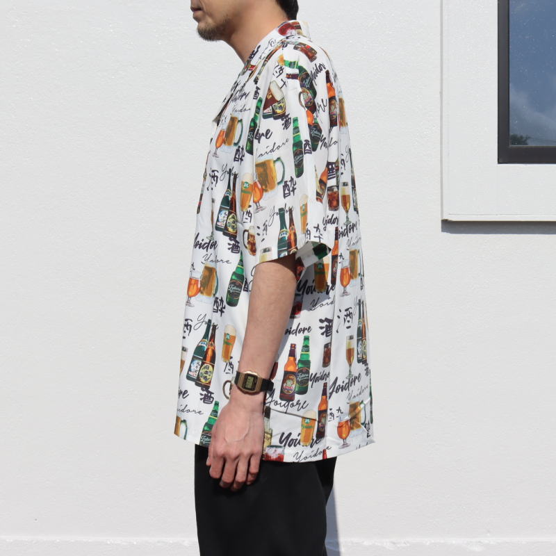 正規品 サケ イッパイ シャツ Sake ippai shirt ホワイト ブラック 824702