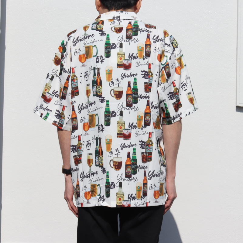 正規品 サケ イッパイ シャツ Sake ippai shirt ホワイト ブラック 824702