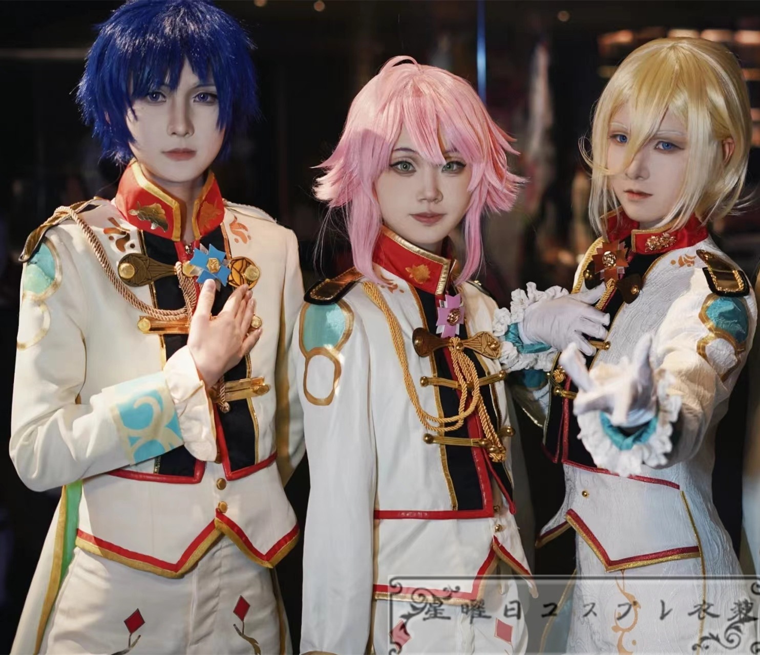 ES あんさんぶるスターズ! 春雷*謳歌のテンペスト 伏見弓弦 姫宮桃李 日日树涉 天祥院英智 コスプレ衣装 コスチューム 学園祭 イベント 文化祭 仮装 変装 ES あんさんぶるスターズ! 春雷*謳歌のテンペスト 伏見弓弦 姫宮桃李 日日树涉 天祥院英智 コスプレ衣装 コスチューム 学園祭 イベント 文化祭 仮装 変装