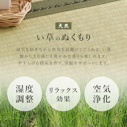 萩原 ベッド 畳ベッド すのこベッド 棚付き 畳 マットレス セット い草 敷布団対応 コンセント付き シングル ロングタイプ 床面奥行 207.5cm ナチュラル WB-7727S-NA+キフネ10 萩原 ベッド 畳ベッド すのこベッド 棚付き 畳 マットレス セット い草 敷布団対応 コンセント付き シングル ロングタイプ 床面奥行 207.5cm ナチュラル WB-7727S-NA+キフネ10