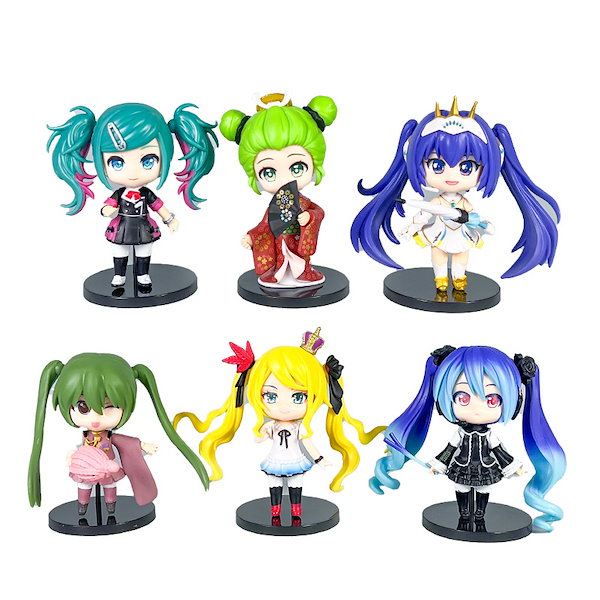 Qoo10] 6 種 初音ミク 和服美少女フィギュア