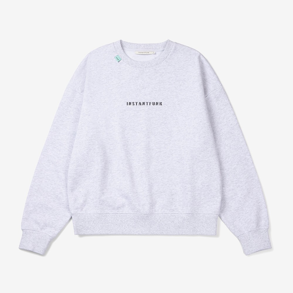 ミニロゴ スウェット マンツーマンTシャツ - オート グレー/ブラック/メランジ ホワイト ミニロゴ スウェット マンツーマンTシャツ - オート グレー/ブラック/メランジ ホワイト