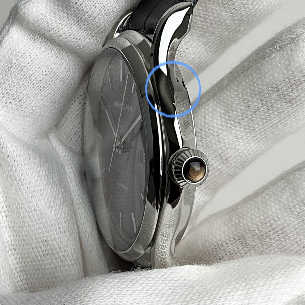 [訳ありアウトレット] エンポリオアルマーニ スイスメイド 腕時計 メンズ 日付カレンダー 自動巻き ネイビー EMPORIO ARMANI SWISS MADE CLASSIC ARS3011