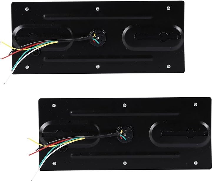 トラック LED テールランプ 左右セット 24V 流れるウインカー シーケンシャル リフレクター スモール ブレーキ 防水 IP68 汎用(33cm)