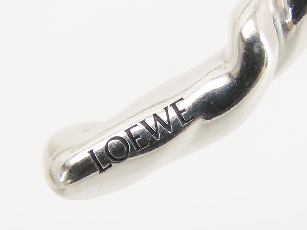 超美品ロエベナパツイストカフスシンバングルブレスレットスターリングシルバーシルバー925AG925J917240X05 超美品ロエベナパツイストカフスシンバングルブレスレットスターリングシルバーシルバー925AG925J917240X05
