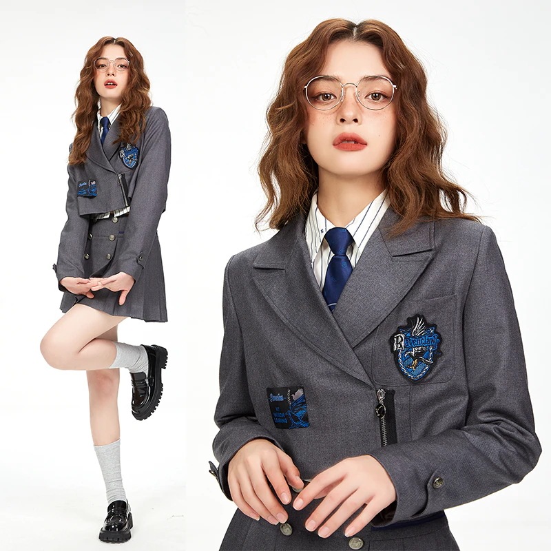 ハリーポッター カレッジ風ショートスーツ 女の子 Jk 制服 ジャケット 薄手 ハリーポッター カレッジ風ショートスーツ 女の子 Jk 制服 ジャケット 薄手